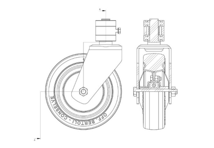 carrelli manuali autofrenanti