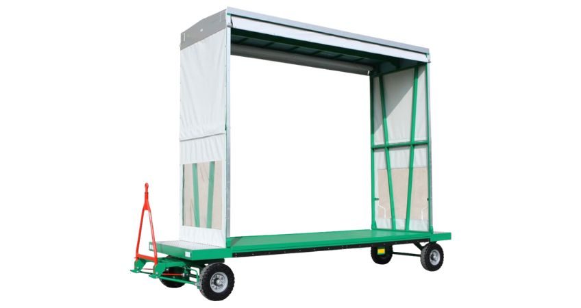 carrello rimorchio porta pallet